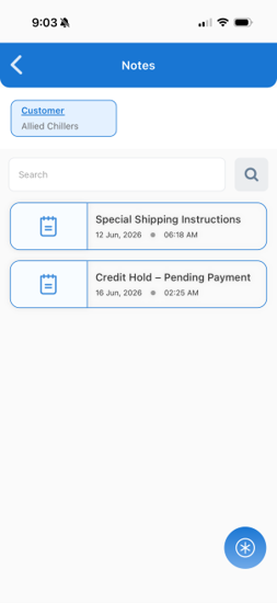 Notes and Documents feature overview