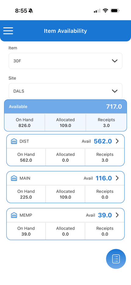 Availability Mobile